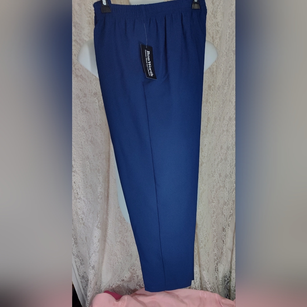 Bon Worth pants navy blue